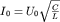 $I_0 = U_0 \sqrt{\frac{C}{L}}$