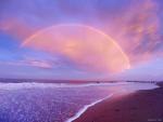 Красная облачная радуга над Делавэром
